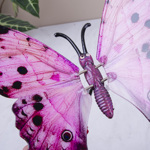 <butterfly 20 cm on a pink finger>
