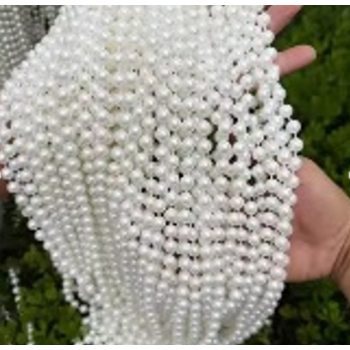 бусины в пучке 8 мм кремовые (500 г)