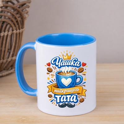 Чашка керамічна "Чашка найкращого тата"