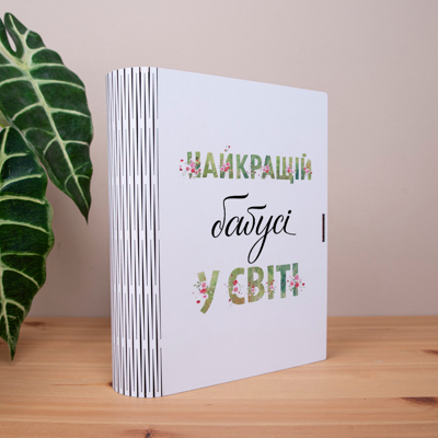 Коробка-книга "Лучшей бабушке в мире" Коробка-книга "Лучшей бабушке в мире"