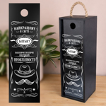 Отец коробка для алкоголя, копилка для пробок черная