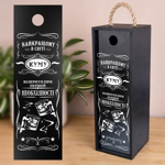 Кому коробка для алкоголя, копилка для пробок черная