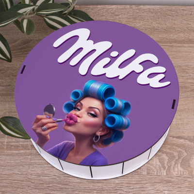 Коробка круглая 24 см "Mіlfa"
