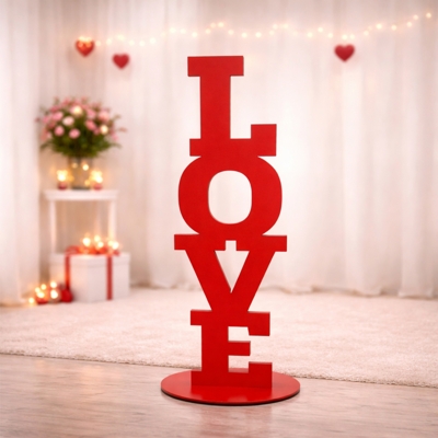 100см Ростова фігура червона "LOVE" 100см Ростова фігура червона "LOVE"