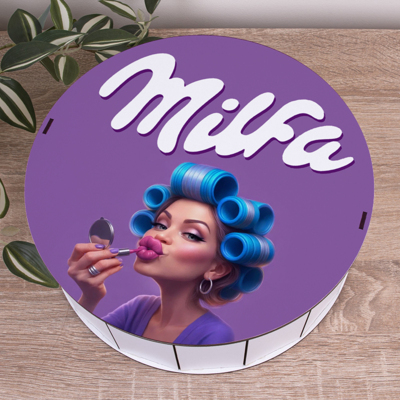Коробка круглая 27 см "Mіlfa"