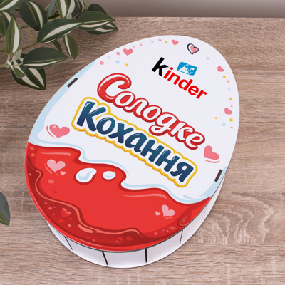 Коробка 28 см деревянная киндер "Сладкая любовь"