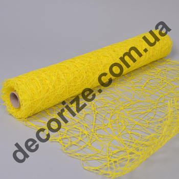 сітка "sisal mesh" яскраво жовта