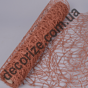 сітка "sisal mesh" коричнева темна