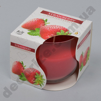 Арома свеча в стакане «Strawberry»