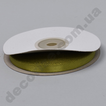 лента атласная 0.65см*35 TEA GREEN