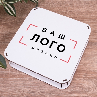 Коробка квадратна 19,5 см 