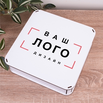 Коробка квадратная 24 см