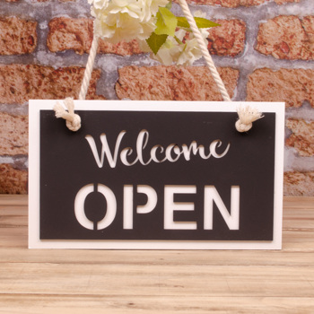 табличка двухсторонняя "open closed"