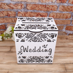 свадебный сундук для конвертов "Wedding " с розами