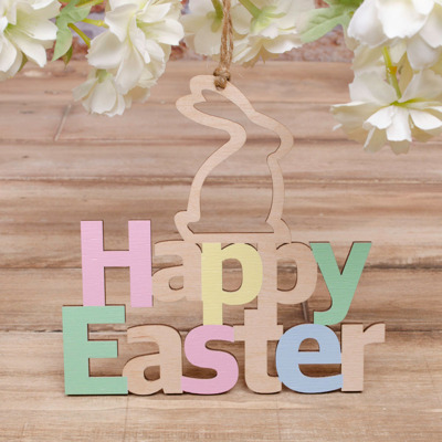 подвеска пасхальная "happy easter"  размер - s