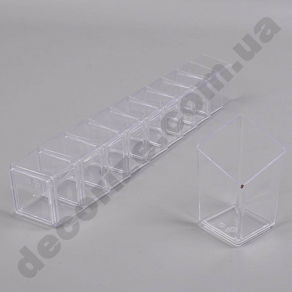 форма для десертов квадратная (10шт)
