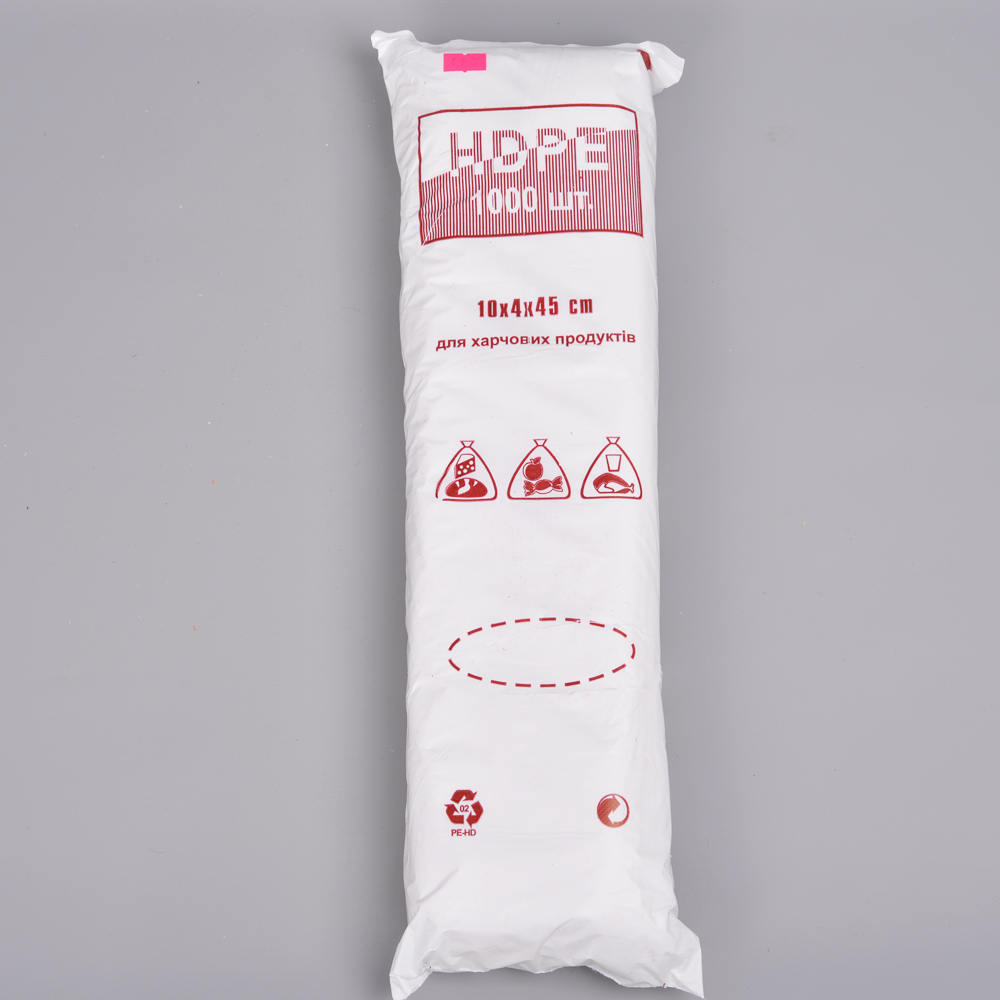 Пакеты фасовка HDPE 10х4х45 (1000шт) Пакеты фасовка HDPE 10х4х45 (1000шт)