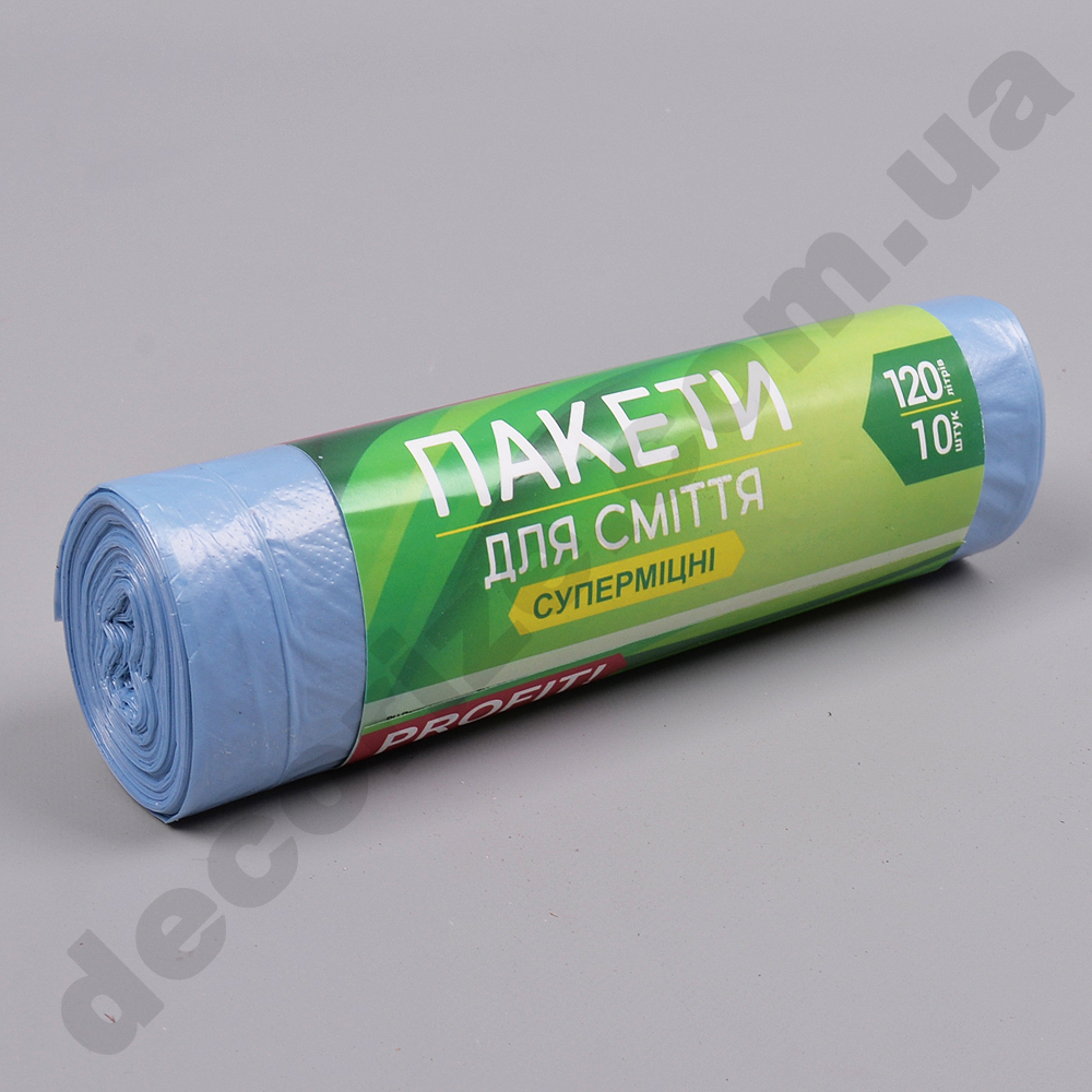 пакеты под мусор 120л. (10шт)