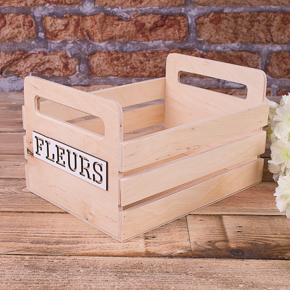 Ящик деревянный fleurs для цветов