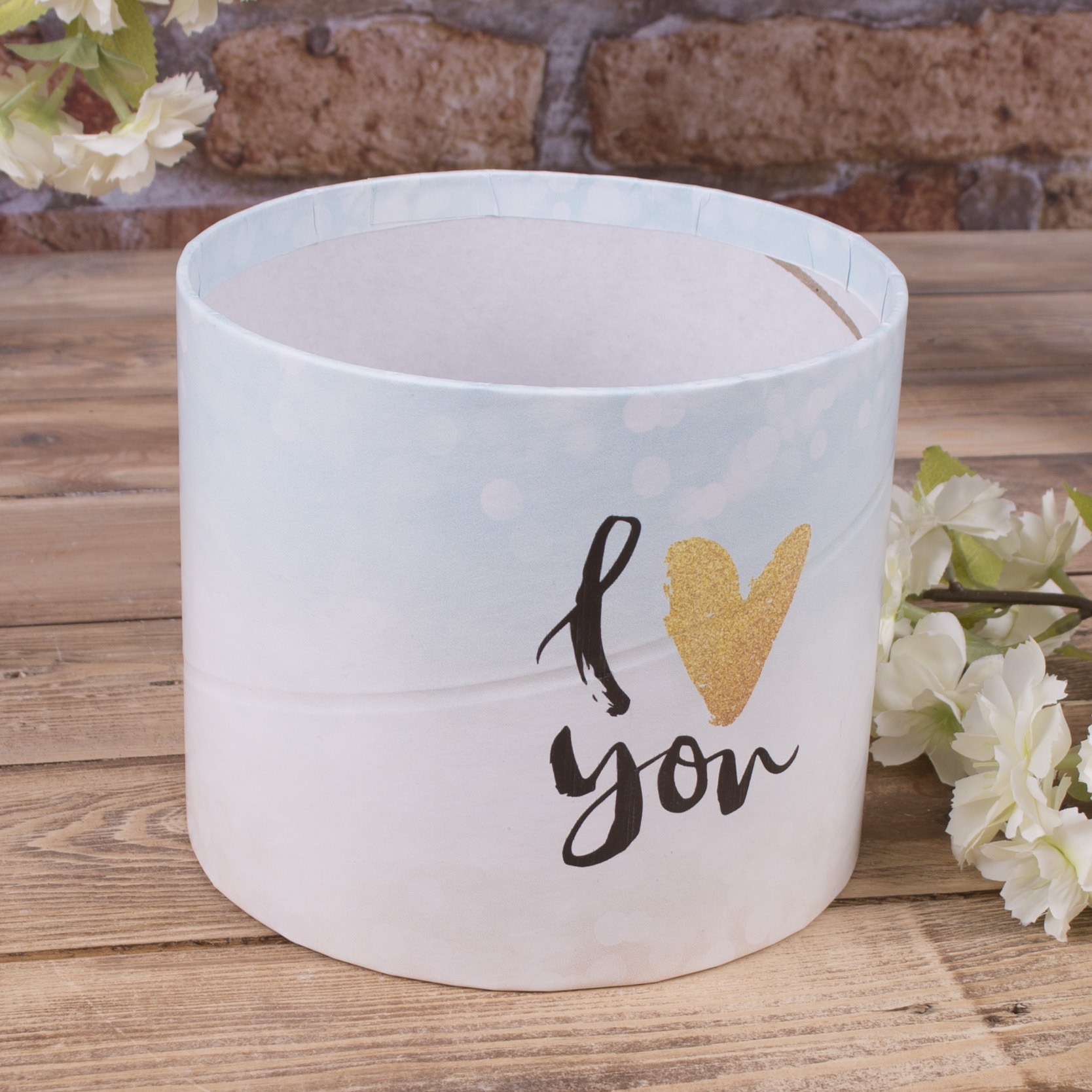 Коробка без крышки 16см "I love you"