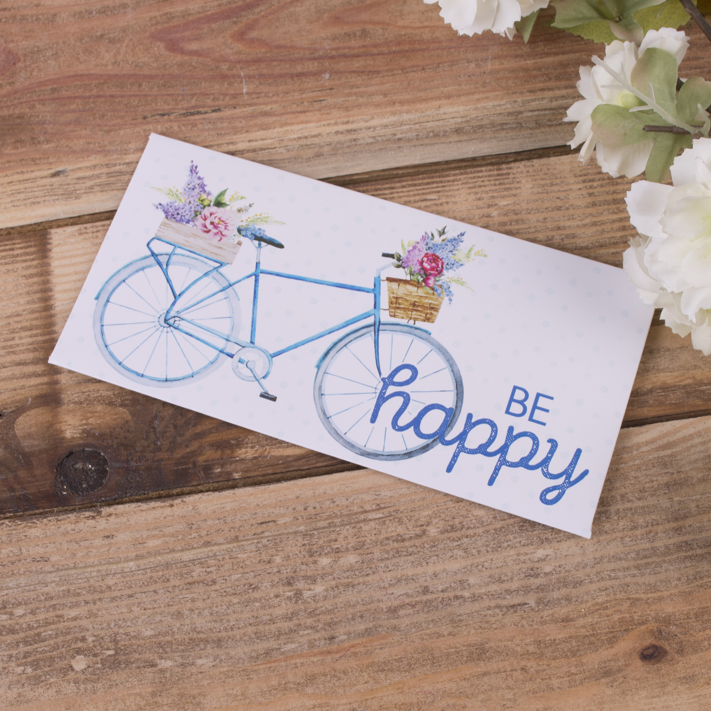 конверт для грошей "be happy"
