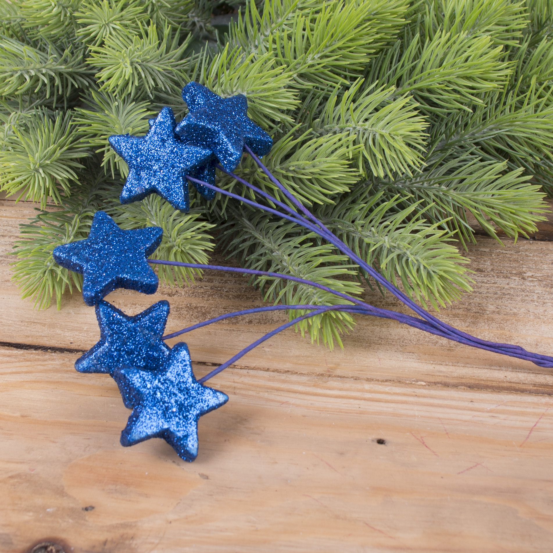 Пучок синих звездочек (синие)