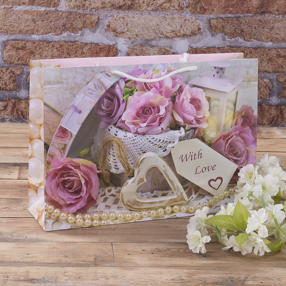 (W4-64) пакет 25*36*10  "White Love"