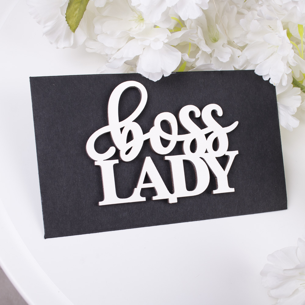 конверт с топером  "boss lady"