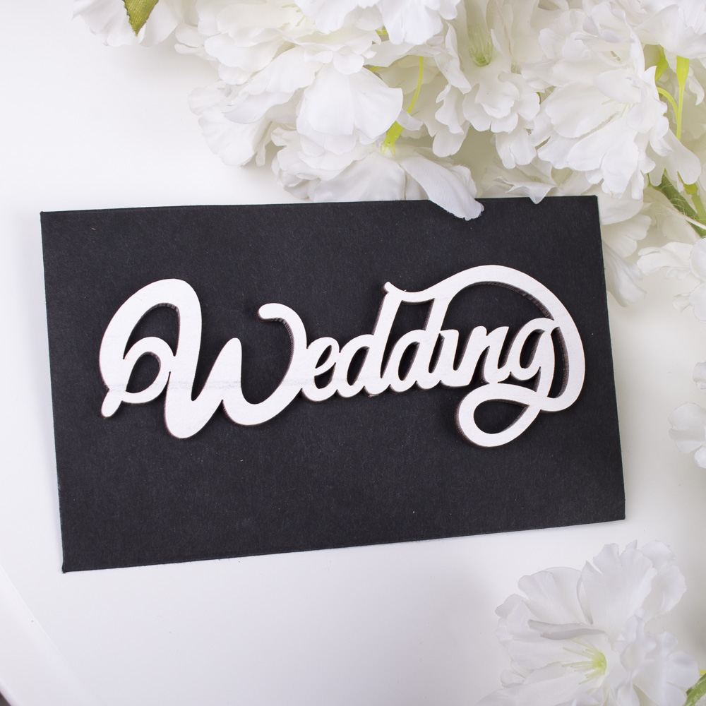 конверт с топером  "wedding"