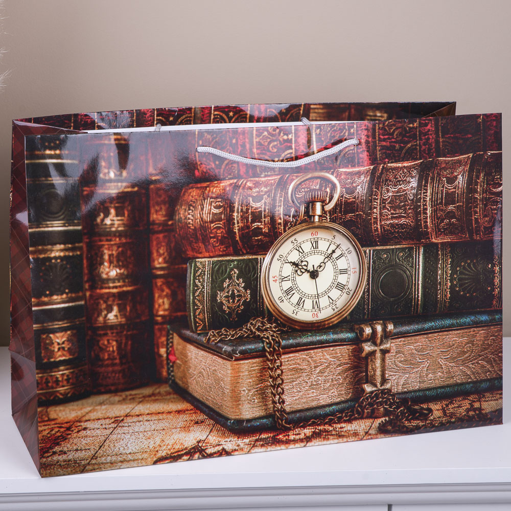 подарочный пакет 45*31*15 "книги"