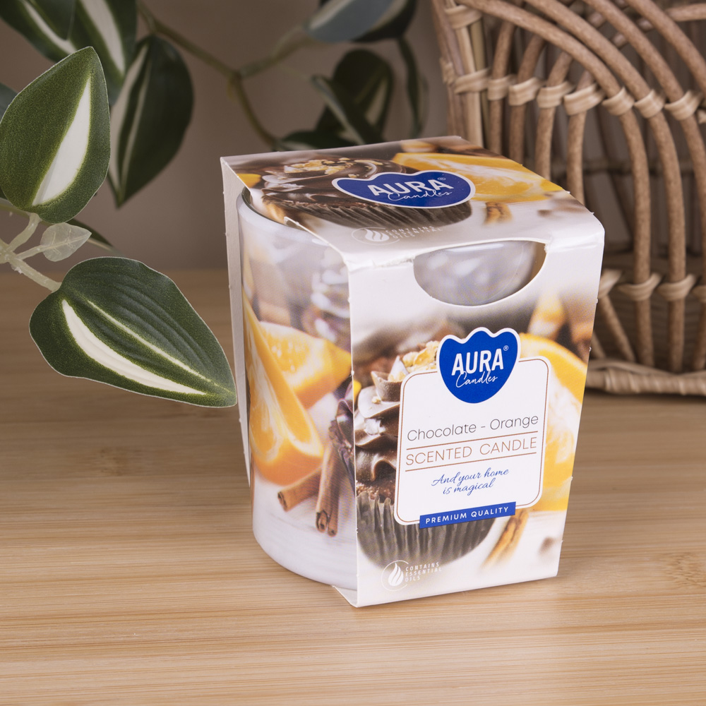 Арома свічка «chocolate-orange»