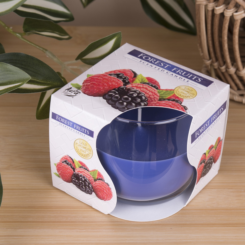 Арома свеча в стакане «forest fruits»