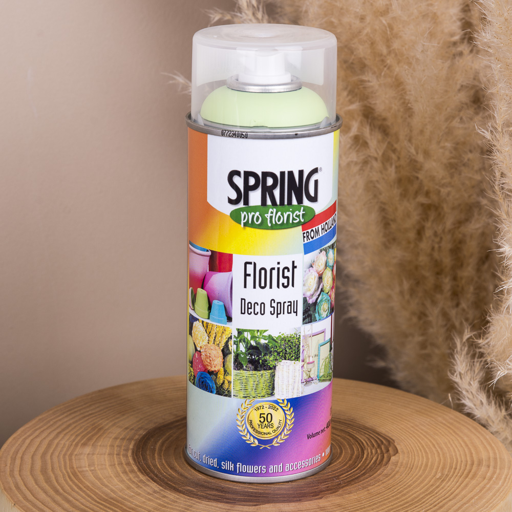 Краска однотонная для цветов Spring Lemon lime