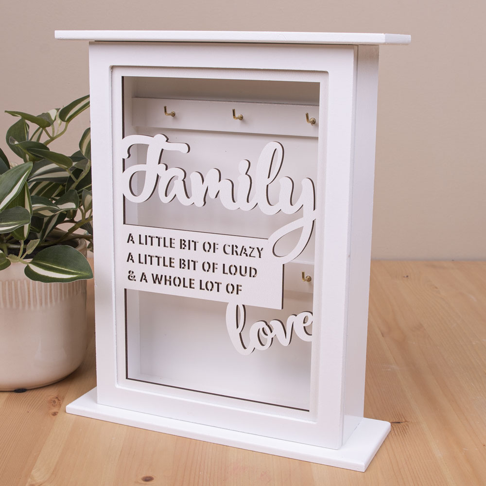 ключниця "family a little bit of crazy ......love"