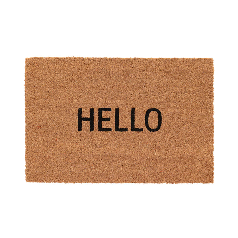 придверный коврик hello