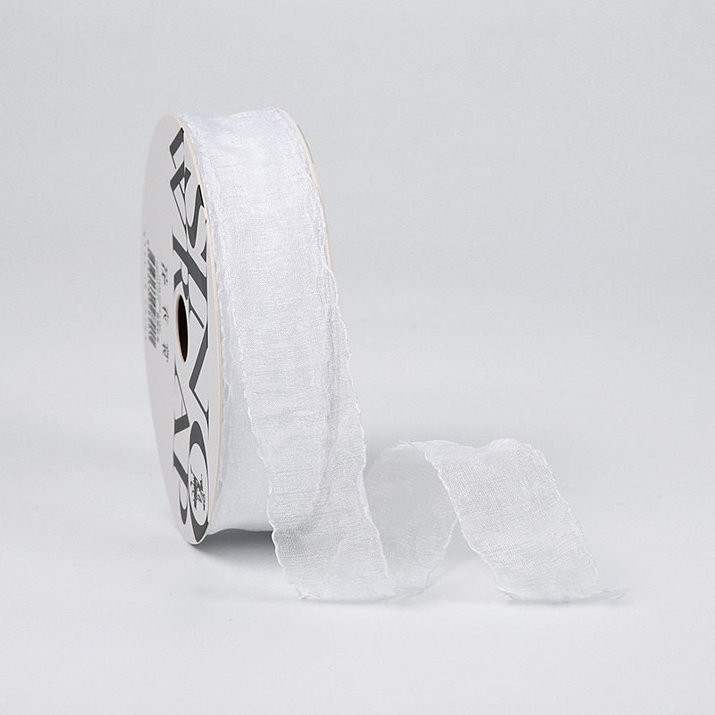 Лента из органзы «нежность» 2,5 см * 20 ярдов White