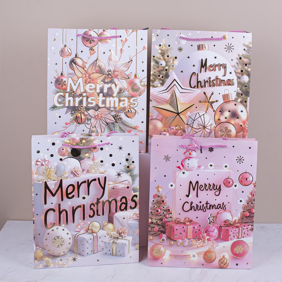 пакет подарунковий М 26*32*10 Merry Christmas