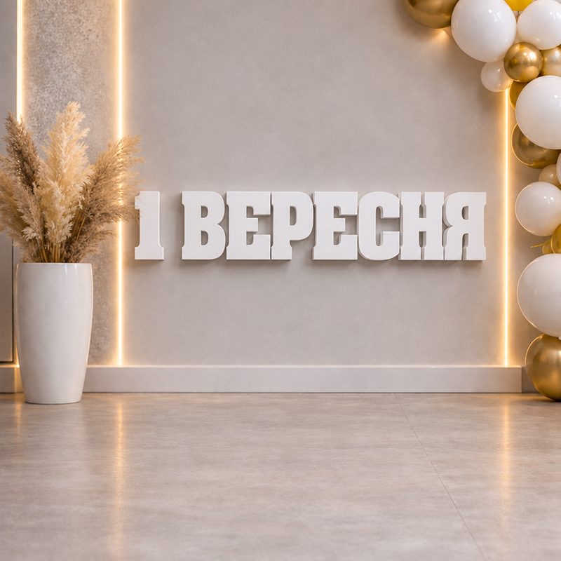 58см 1 ВЕРЕСНЯ пінопласт