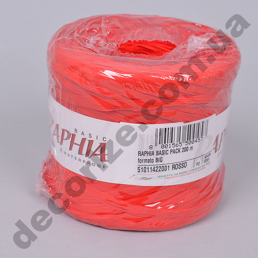рафия 200м. rosso