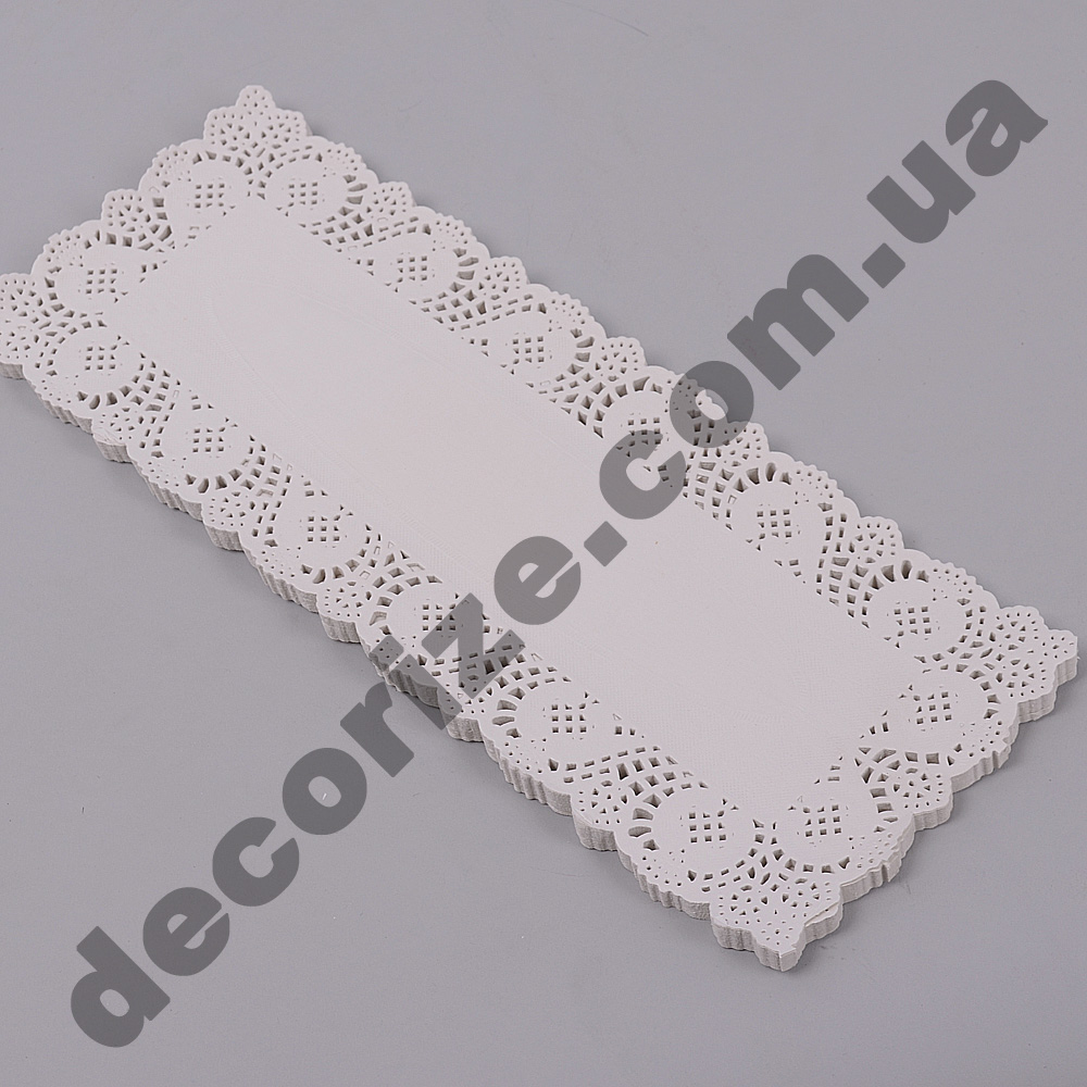 салфетки ажурные прямоугольные 14*36см (100шт)