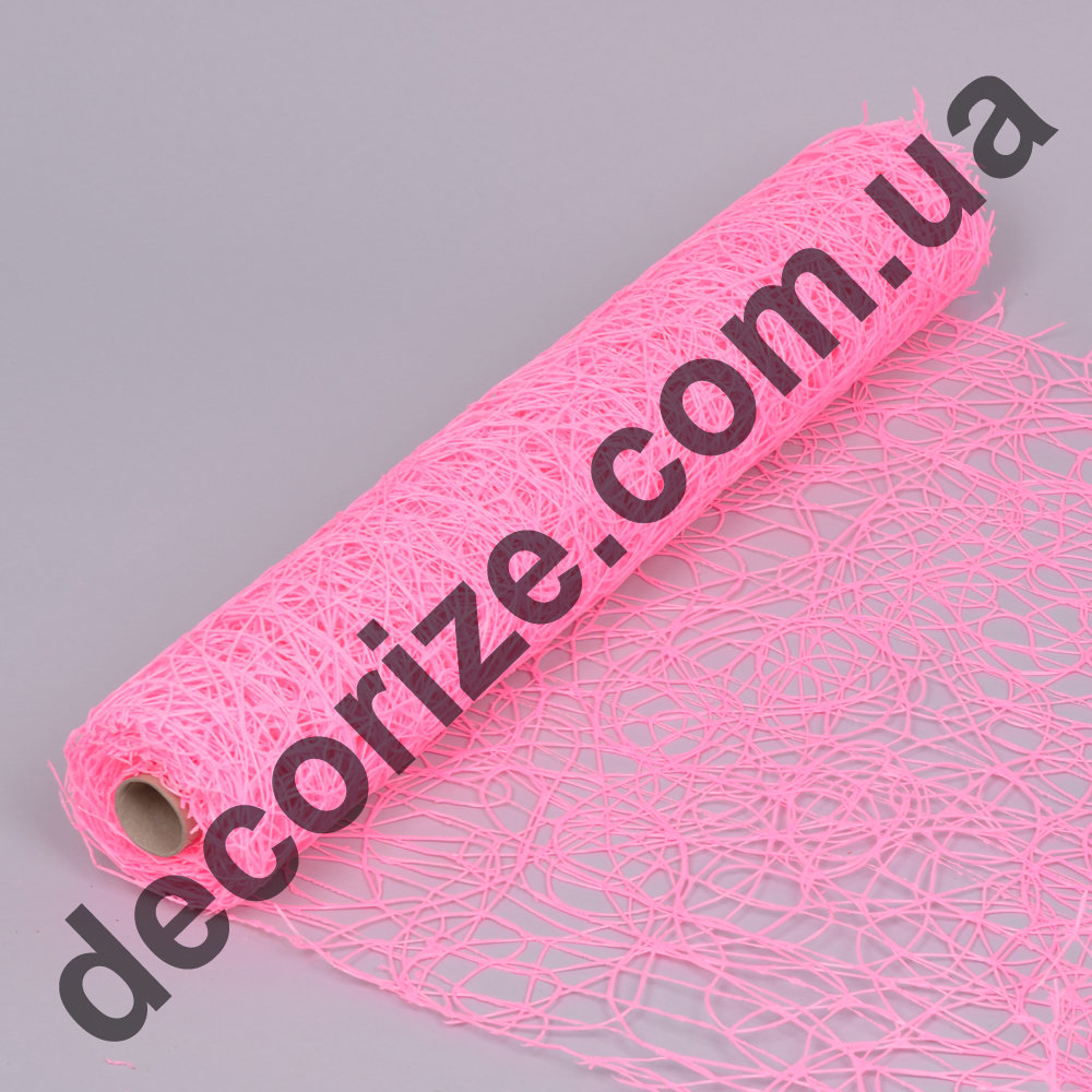 сетка "sisal mesh" ярко - розовая