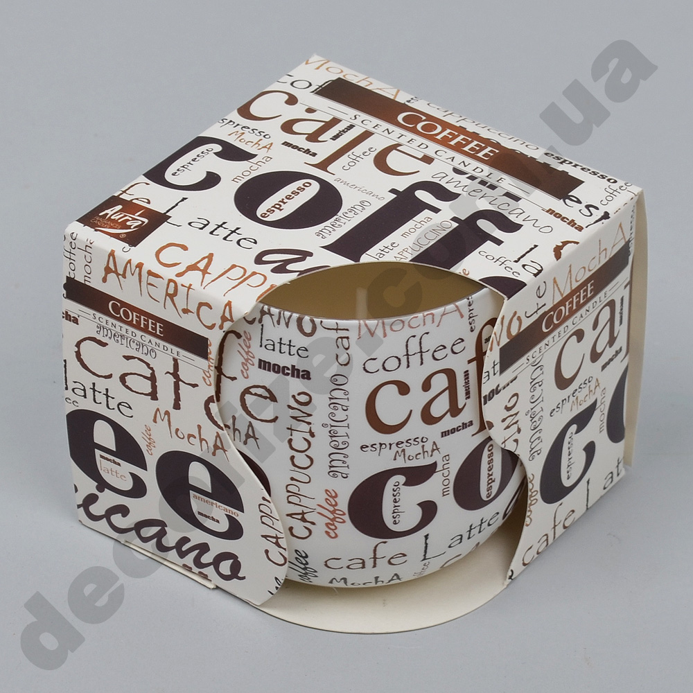 Арома свеча в стакане «Сoffee»